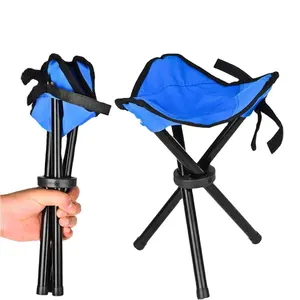 Outdoor Triangle Folding Stool Convenient Fishing Stool Folding