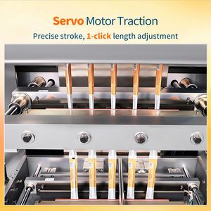 Máquina automática de sellado de 3 y 4 lados para bolsas pequeñas tipo stick, nuevas bolsas para ensalada, y envasado de mermelada de arándanos y líquidos. - Product Image 5