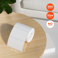 Rollo de Etiquetas Térmicas al por Mayor de Fábrica, 3 Pulgadas x 2 Pulgadas, Etiquetas Autoadhesivas para Códigos de Barras y Direcciones, Compatibles con Impresoras Térmicas Zebra