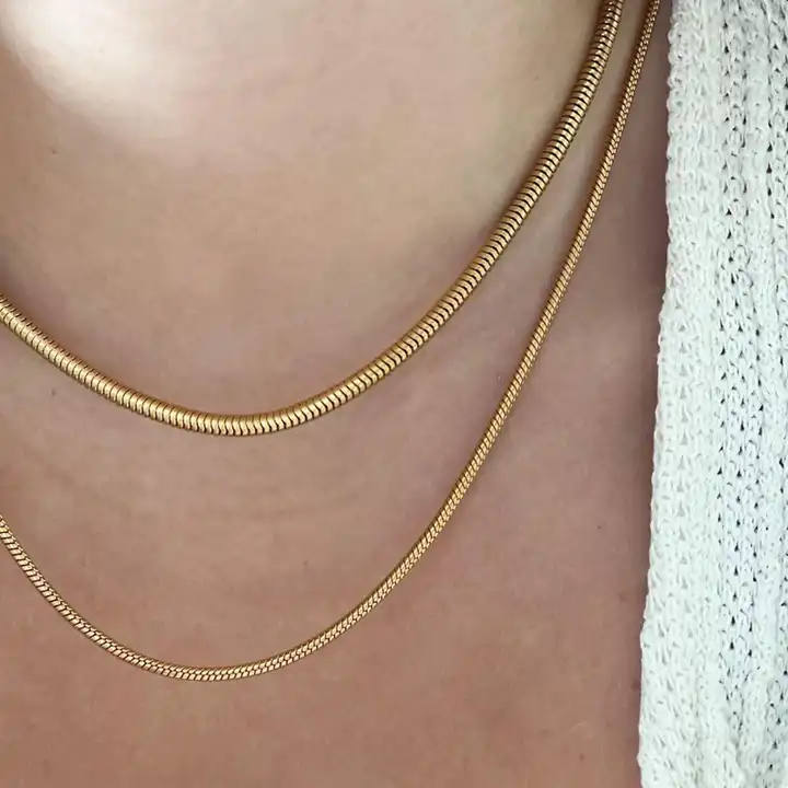Gold Plated Chain for Jewelry Making Stainless Stain Dainty