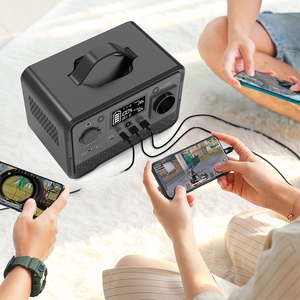 Điện cầm tay trạm EU ổ cắm 350W sạc nhanh LiFePO4 Pin QC3.0 18W Loại C USB ngân hàng điện cắm trại ngoài trời dẫn ánh sáng - Product Image 1