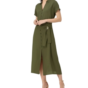 Robes streetwear élégantes pour femmes OEM ODM haute qualité 100% coton vêtement durable personnalisable fabricant du Vietnam - Product Image 1