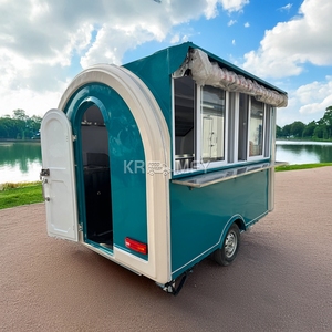 Food Corn Carts Enclose Coffee Trailer Ice Cream Cart - Product Image 3