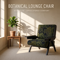 Chaise individuelle rembourrée en tissu, cadre en bois de frêne massif, style moderne, pour chambre, hôtel, salle à manger – Vente en gros usine, OEM/ODM – Offre spéciale