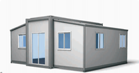 Maison préfabriquée extensible en acier imperméable personnalisée, conteneur habitable, 2 à 5 chambres, maison modulaire, appartement pour grand-mère, design moderne