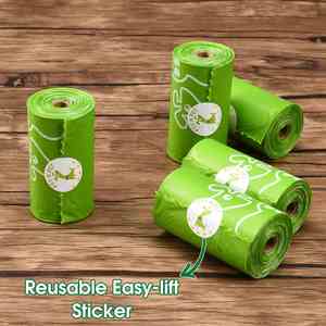 Sacs à déjections pour animaux de compagnie avec distributeur en boîte, écologiques, biodégradables, sacs à déjections pour chiens, fabrication sur mesure OEM - Product Image 3
