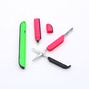 Novidade, faca e tesoura dobrável, caneta esferográfica com régua para o escritório e uso escolar - Product Image 4