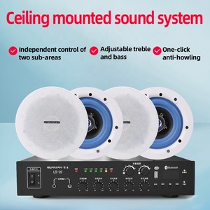Loa Trần khuếch đại áp suất không đổi hai vùng cho nhạc nền cho cửa hàng khách sạn trường học hoặc nhà hàng - Product Image 2