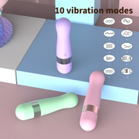 Odeco-Mini vibromasseur à baguette AV rechargeable par USB Super Soft Mini Bullet, masseur de vagin extra doux à 10 vitesses pour femmes, jouets sexuels