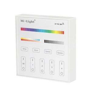 B4 Mi-light 2.0 RF2.4G Grouping <strong>Wall</strong> Mounted <strong>Touch</strong> Panel Switch <strong>RGB</strong> CCT LED Dimmer <strong>Controller</strong> - Product Image 4