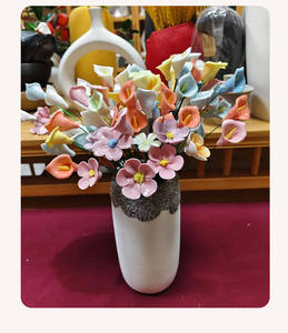Flores Pequeñas <span class=keywords><strong>de</strong></span> Cerámica <span class=keywords><strong>de</strong></span> Jingdezhen al por Mayor - Flores Artificiales Esculpidas <span class=keywords><strong>a</strong></span> Mano <span class=keywords><strong>a</strong></span> Alta Temperatura para Decoración del Hogar y Eventos - Product Image 4