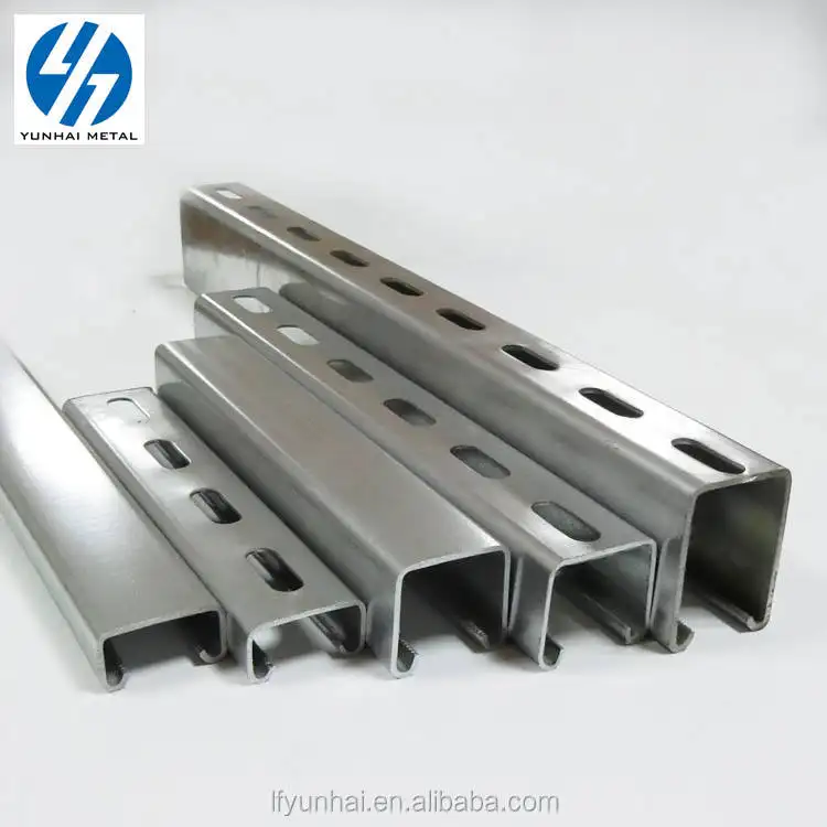 Custom 41*21*2.0 Mm Solar Steel Rail Frames For Solar Mounting System