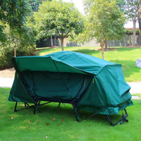 Lit de camp double portable, imperméable, pour le camping en famille en plein air, fourni directement par l'usine chinoise