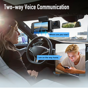Cámara para Auto 4G Lista para Enviar, con 3 Cámaras 2K Duales 1080P, Transmisión en Vivo, Control Remoto, GPS, WiFi, BSD, ADAS, Grabador de Caja Negra - Product Image 5