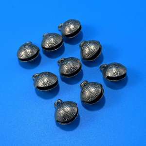 Campanas de cobre al por mayor de fábrica, campanas para mascotas, campanas para perros, campanas con cabeza de tigre, joyería de latón, accesorios de joyería DIY. - Product Image 3