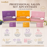 LikeMeili 3 SKU Ensemble de masques en poudre peel-off, 7 flacons d'essences, 7 sachets, bol et cuillère, à la malva, au raisin et au camélia, hydratant et lissant pour le visage