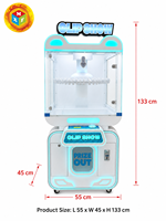 Machine à prix avec jeu de crochets rotatifs et panneau LED en nid d'abeille pour centre d'arcade