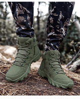 Chaussures de randonnée légères pour hommes, idéales pour l'extérieur, le désert et la jungle, bottes tactiques ultra-légères d'entraînement – Vente chaude directe usine