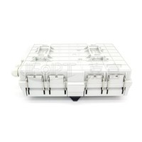 Caja de Terminales de Fibra Óptica IP65 Impermeable 16C, Cierre de Empalme 2x16 para Exteriores, Red FTTH, Conector LC/SC, Instalación Rápida de Cable