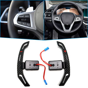 Para <span class=keywords><strong>BMW</strong></span> 3 5 6 7 Series G20 G30 G32 G11 G01 G02 G05 G06 M5 Palanca de cambios magnética de fibra de carbono Palanca de cambios para volante de coche - Product Image 2