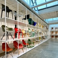 Système de présentoir pour chaises en métal, directement de l'usine, pour les magasins de meubles professionnels et les salles d'exposition