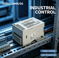 Módulo PLC FX5UJ-24MR/DS, Pieza de Repuesto OEM, 24 Entradas/Salidas, Salida de Relé 24VDC, Unidad de Control Ethernet