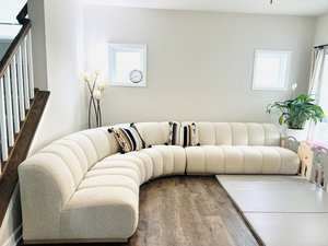 Sofá Chesterfield Personalizado de Mediados de Siglo, Asiento Profundo, Sofá Nube, Cómodo, Modular, de Tela, para Dormitorio, Villas, Salas de Estar - Product Image 2