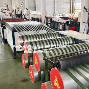 line for production of polypropylene twine Plastic rope split film raffia tape thread making machine