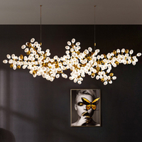 Lustre moderne personnalisé pour l'intérieur de la maison, luxe, salle à manger, salon, villa, hôtel, décoration de plafond, luminaire suspendu en forme de raisin