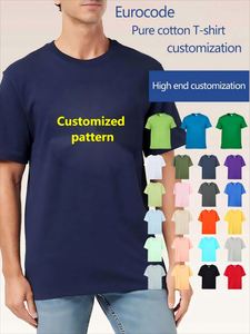 เสื้อยืดคอกลมผ้าฝ้าย 100% คุณภาพสูง น้ำหนัก 180 กรัม ขายส่ง รับสกรีนโลโก้ พิมพ์ลายเสื้อยืดตามสั่ง - Product Image 3