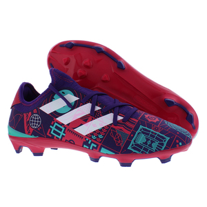 ADIDAS gamemode knit รองเท้าฟุตบอล FG unisex สีม่วงเข้ม/รองเท้าสีขาว/ทับทิมสีแดง | ของแท้100% - Product Image 5