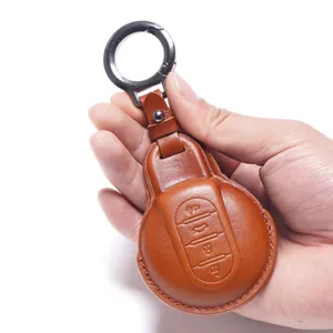 SweetPig New Model Smart Car Key Case Colorful Leather for Mini Cooper S SD ONE D r50 r53 r55 r56