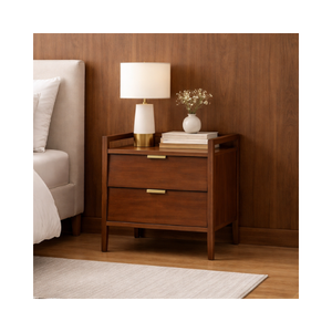 Modern Design Eco-Friendly Durable SAPA RANGE Collection High Grade Bedroom Furniture <b>Bedside</b> Table Wooden Nightstand - Product Image 1