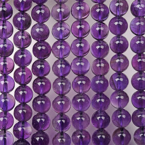 UJBOX Vente en gros <span class=keywords><strong>de</strong></span> perles rondes en <span class=keywords><strong>améthyste</strong></span> naturelle du Brésil, 6 mm/8 mm/10 mm, pour la fabrication <span class=keywords><strong>de</strong></span> bracelets, colliers et bijoux DIY - Product Image 3