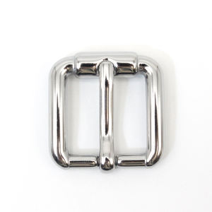 Logotipo personalizado moda occidental hebillas de cinturón de acero inoxidable Retro Metal Pin hebilla cinturón para bolsos mujeres y hombres - Product Image 4