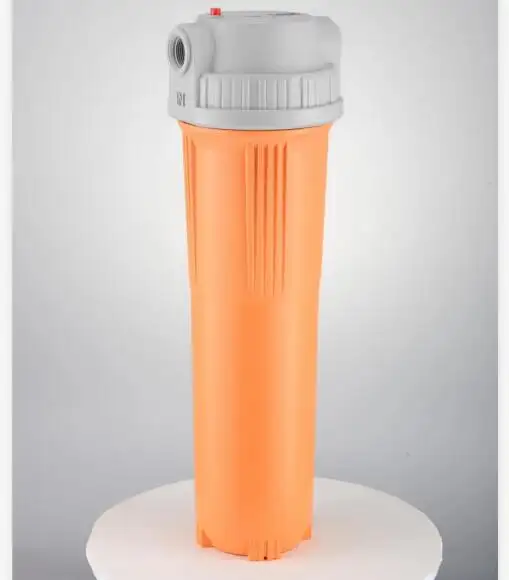 10 inç su treatemrnt filtre yuvası endüstriyel ro bitki giriş/çıkış 1/2inch 3/4inch 1 inç PVC AS PC malzeme
