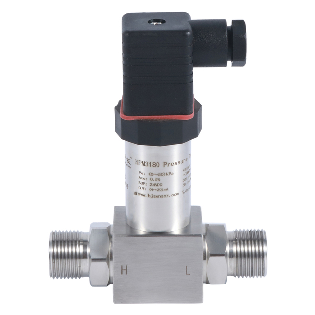 HIGHJOIN Compact Differential Pressure Transmitter 0.5%FS Accuracy IP65 Protection for Industrial Control
