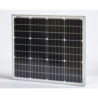Panel solar monocristalino de 50W con celdas solares