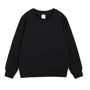 Sweat-shirt surdimensionné personnalisé pour homme et femme, imprimé en relief, col rond uni, en coton, taille plus, sweat-shirt à col rond - Product Image 2