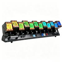 Barre de lumière LED RVBW 12x40W à tête mobile, effet Wash, DMX512, contrôle sonore, gradation linéaire pour concerts, DJ, discothèques et boîtes de nuit