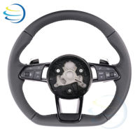 Volant en cuir pleine fleur de qualité OEM pour Audi en stock, compatible avec Audi A3 S3 RS3 A4L A5 S5 RS5 A6L A7 S7 RS7 Q2L Q3 Q5 Q5L Q7