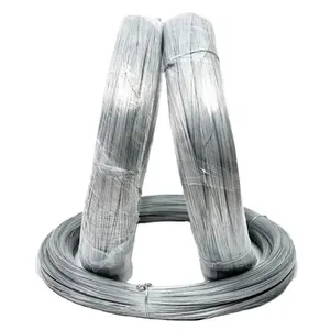 Ligne à haute résistance Galvanisation à chaud alambre galvanizado Fil GI de calibre 12 Fil d'acier galvanisé de 4mm