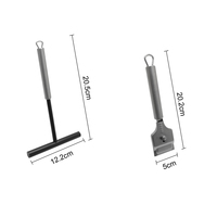 Kit d'épandeur à crêpes et spatule, Épandeur à pâte en forme de T de 5 pouces et spatule de 13,4 pouces, Outil pour crêpes