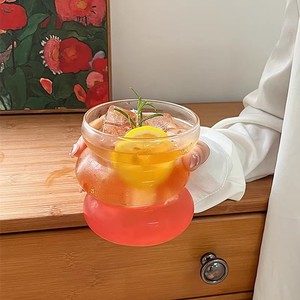 Verano ins estilo coreano alto borosilicato irregular oruga taza <span class=keywords><strong>de</strong></span> café resistente al calor taza <span class=keywords><strong>de</strong></span> bebida <span class=keywords><strong>de</strong></span> vidrio taza <span class=keywords><strong>de</strong></span> leche - Product Image 4