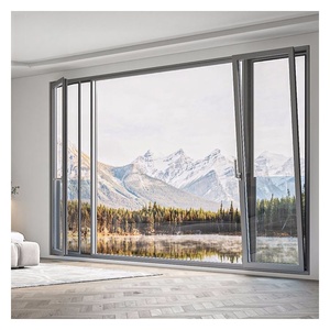 Fenêtre à auvent moderne de qualité supérieure avec cadre <span class=keywords><strong>en</strong></span> <span class=keywords><strong>aluminium</strong></span>, double vitrage, pour maison, <span class=keywords><strong>baie</strong></span> <span class=keywords><strong>vitrée</strong></span>, patio, jardin, fenêtre française à bascule - Product Image 6