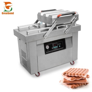 เครื่องซีลสูญญากาศแบบอัตโนมัติอเนกประสงค์สำหรับอุตสาหกรรมอาหาร รุ่น DZ400 500 CE แบบสองห้อง - Product Image 1