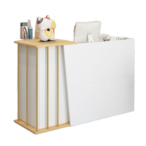 Cashier counter minimalist and modern reception desk shop bar counter small counter beauty salon clothing store beauty salon - Product Image 1