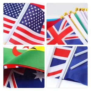 2026 National Hand Shaking <b>Flag</b> for Digital Printing Polyester Sublimation Sports Events Cheering National <b>Flag</b> - Product Image 3