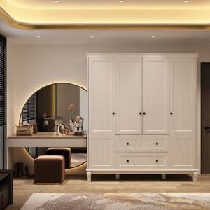 Armario de estilo europeo muebles de aluminio sólido y duradero espacio impermeable y a prueba de humedad para la mayoría de las familias - Product Image 1