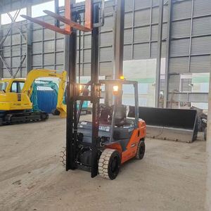 Chariot élévateur diesel d'occasion 8F 3T à bas prix, capacité de 3 tonnes, faible consommation, système hydraulique haute efficacité pour la construction - Product Image 5